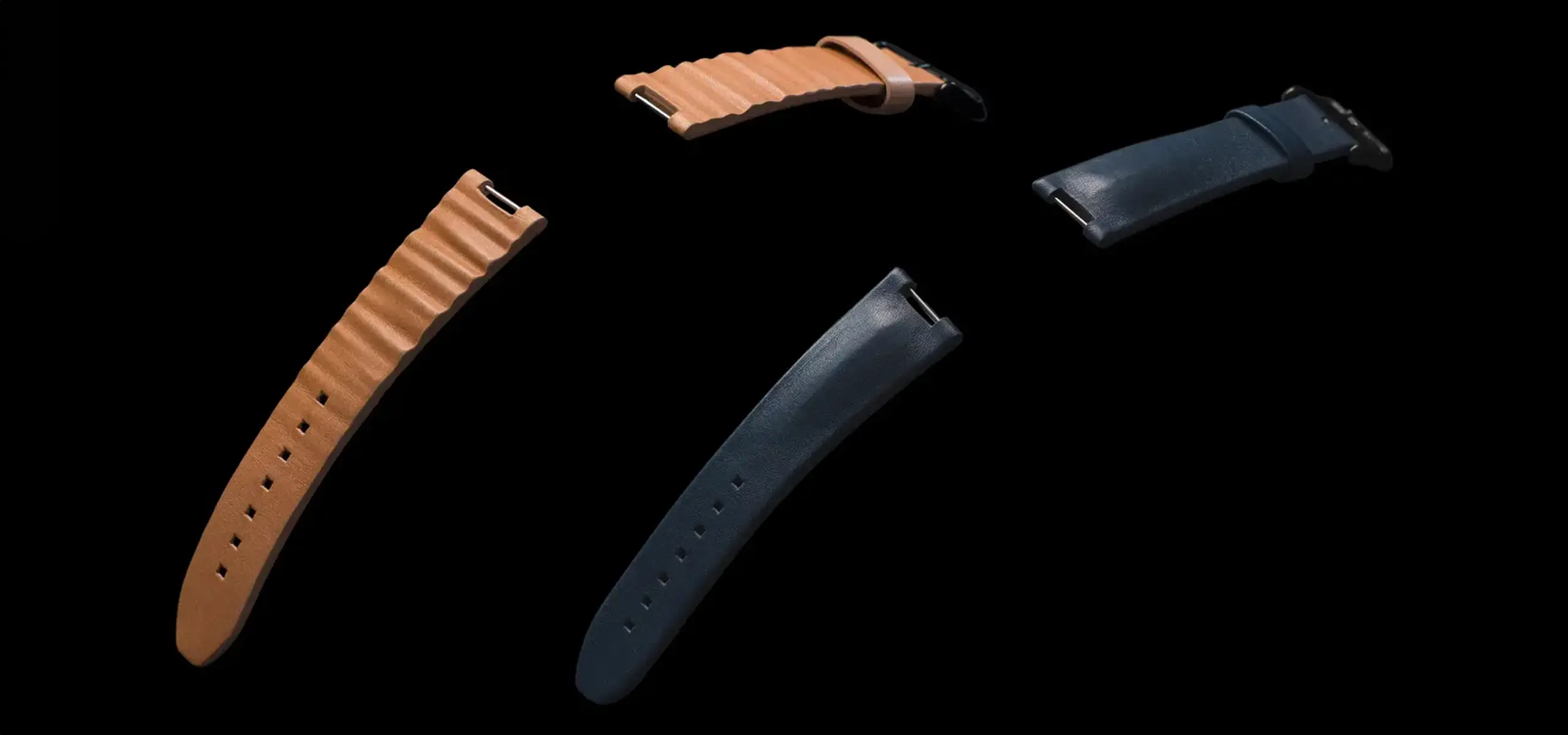 black and brown watch strap design Kromm watches by Groen & Boothman Amsterdam