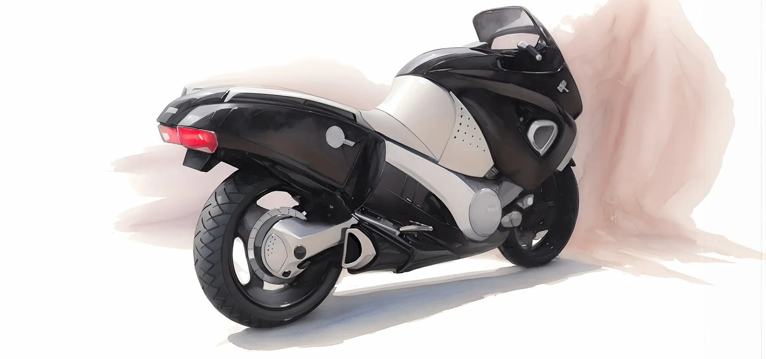 Yamaha motorcycle design render 3d