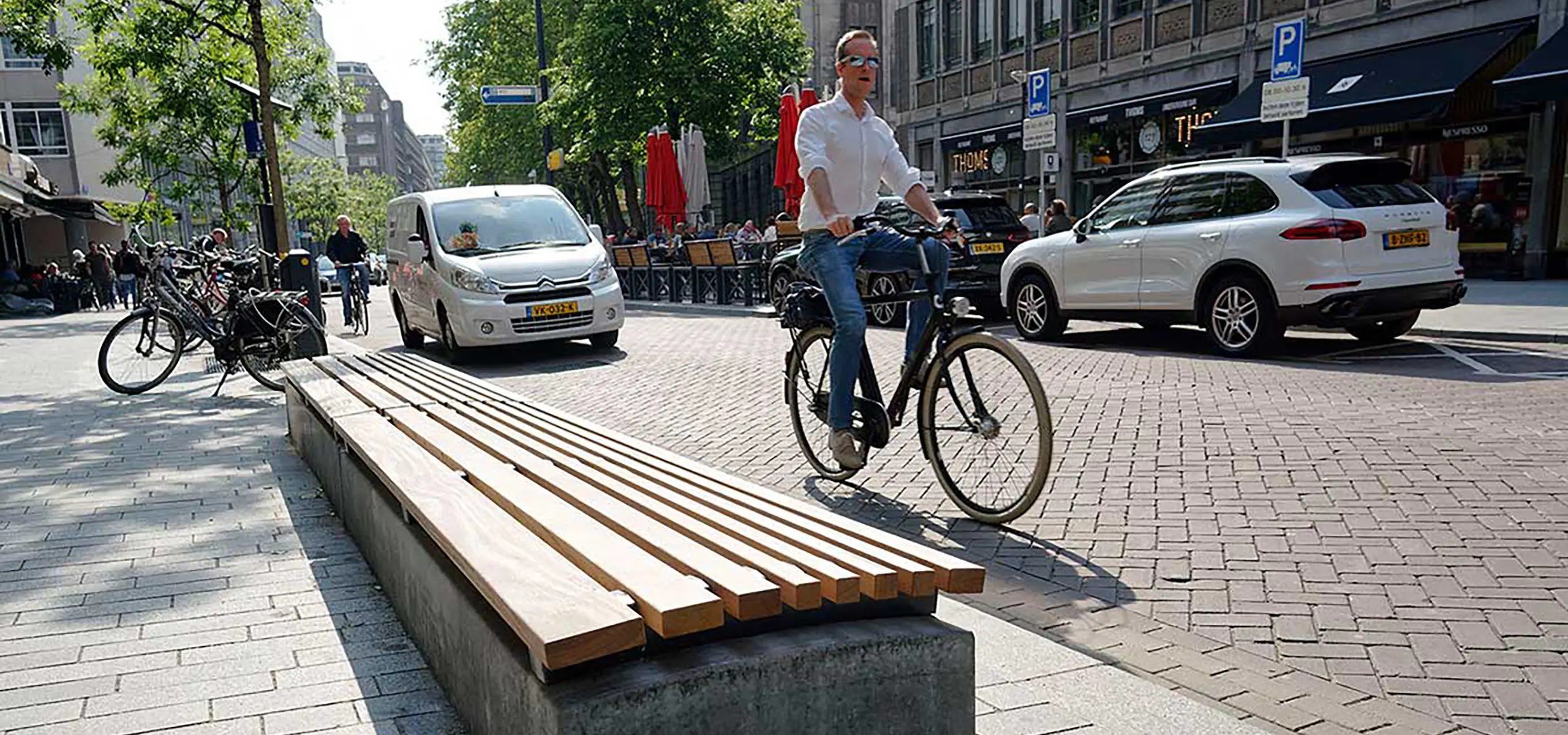 street furniture Rotterdam design groen boothman