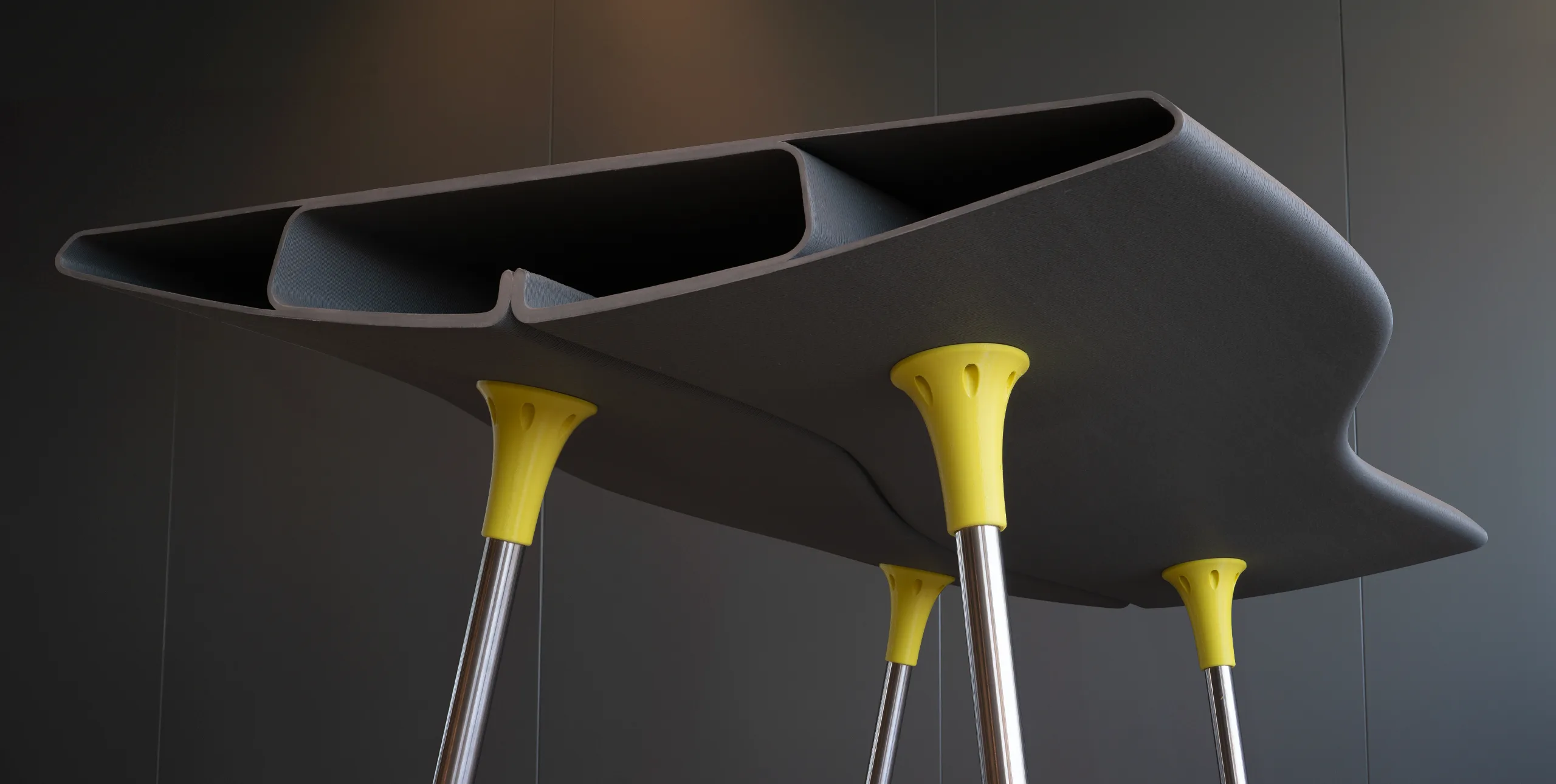 3D-printed table detail by Groen Boothman design