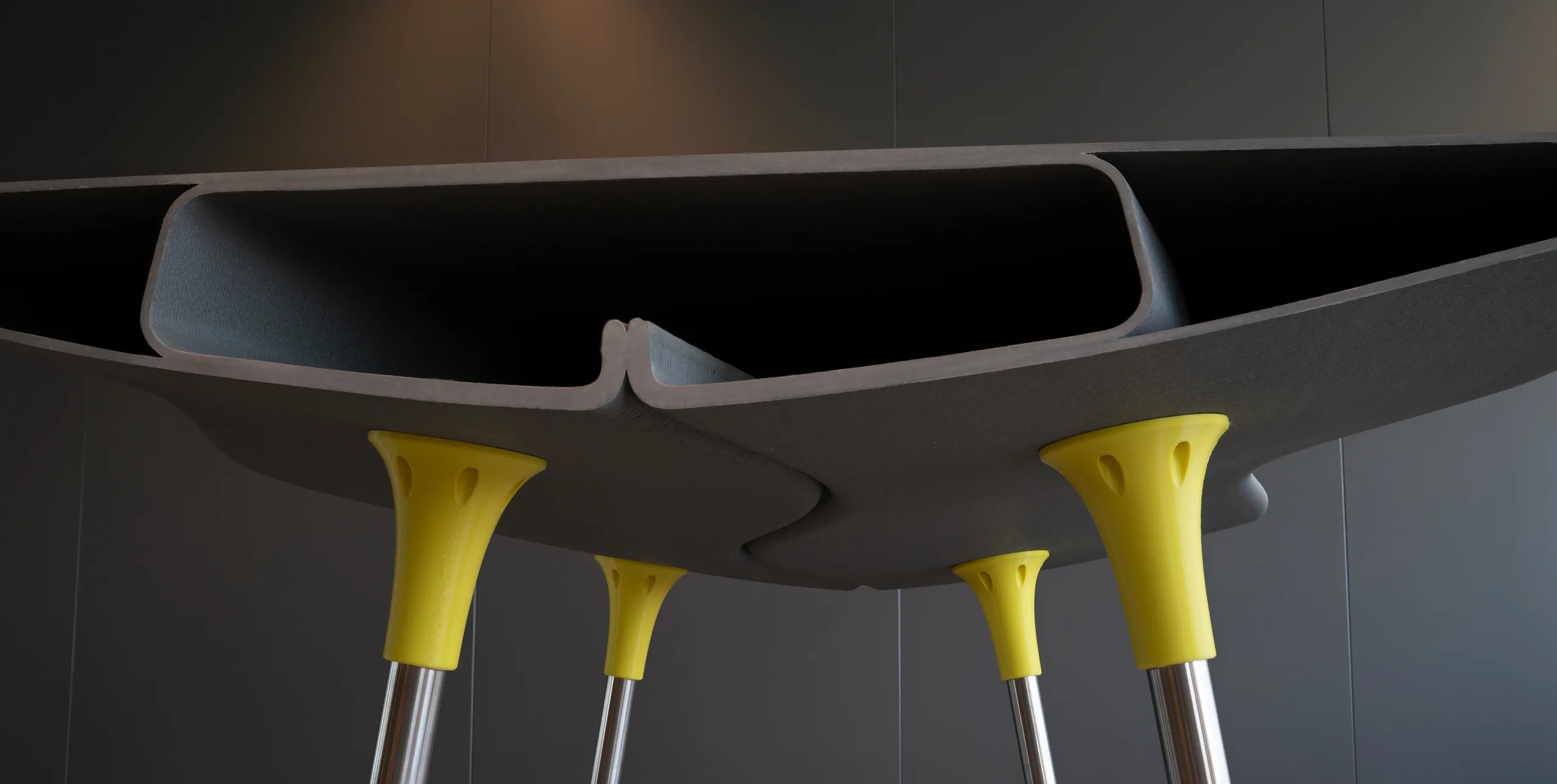 monocoque table detail design