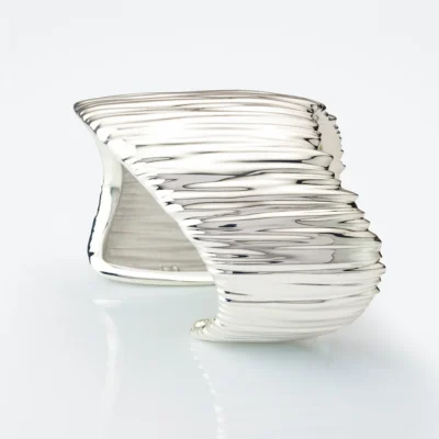 silver energy bangle by groen and boothman design