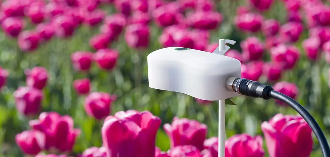 FireFly climate sensor for Quantified used in a professional horticulture environment