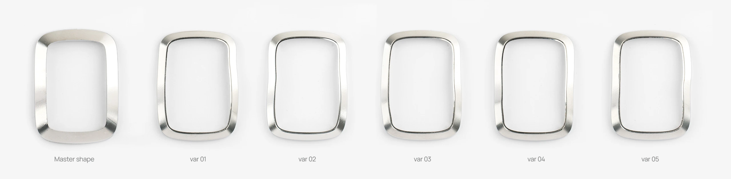 Generative watch case variations for Kromm mass-customized mechanical watches